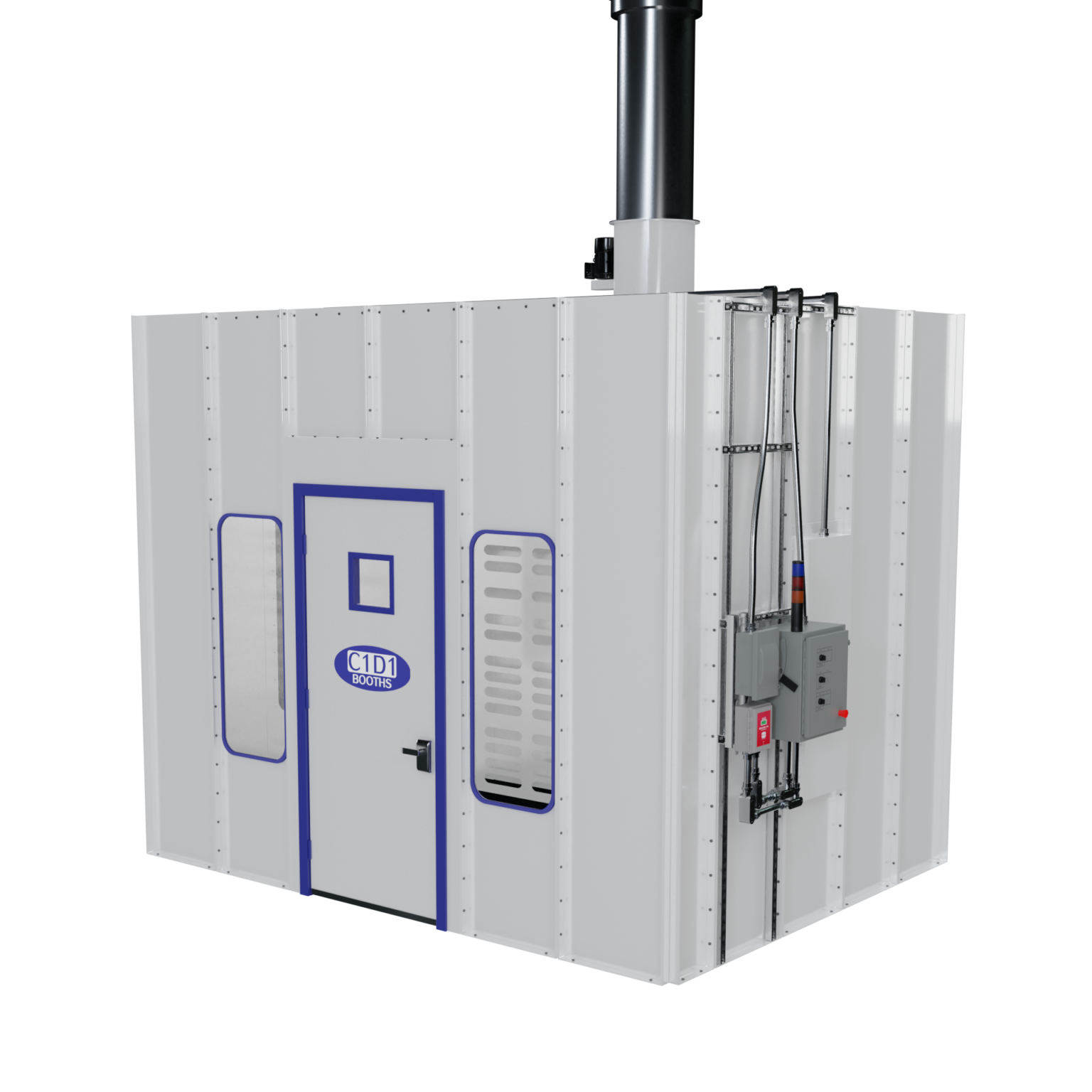 Certified C1D1 Extraction Lab 14 Gauge Angle C1D1 Booths